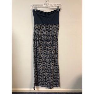 Roxy strapless maxi dress